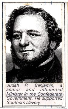 Judah P Benjamin (1811-1884). Creator: Unknown