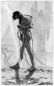 Judas Iscariot 1899.Artist: JF Weber