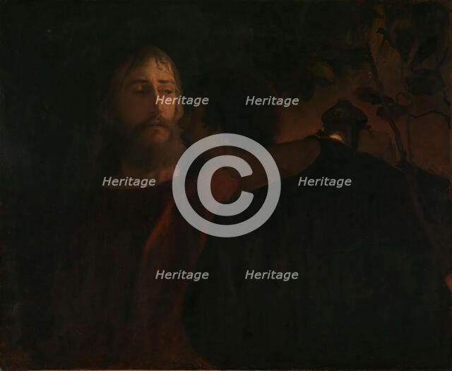Judas Iskariot, 1878. Creator: Eilif Peterssen.