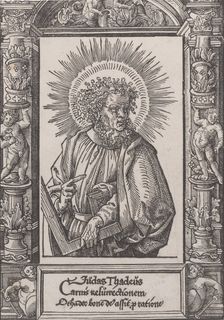 Judas Thaddaeus, from Christ and the Apostles, 1514 Creator: Jacob Cornelisz. van Oostsanen