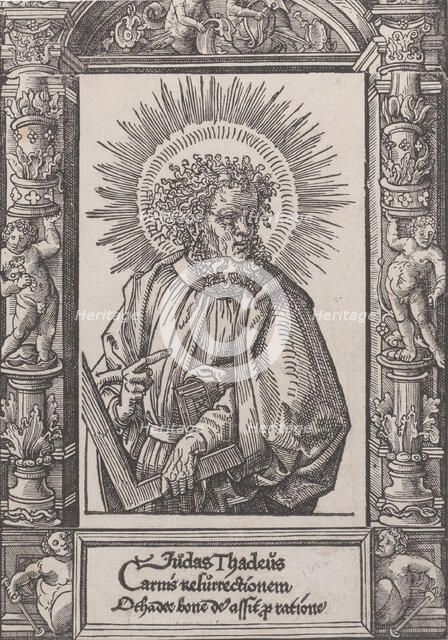 Judas Thaddaeus, from Christ and the Apostles, 1514 Creator: Jacob Cornelisz. van Oostsanen.