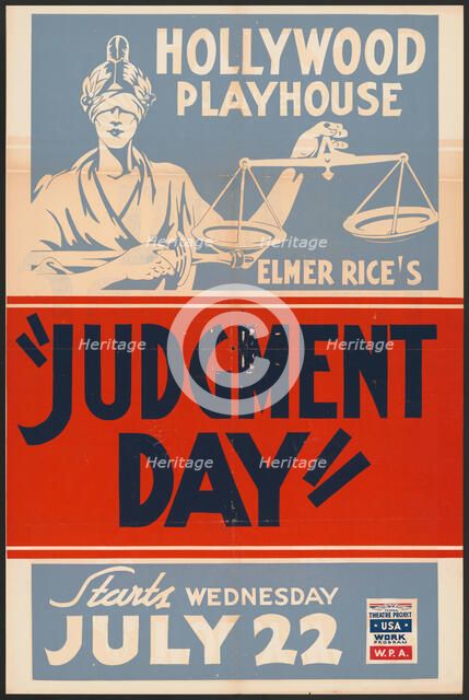 Judgment Day, Los Angeles, [193-]. Creator: Unknown.