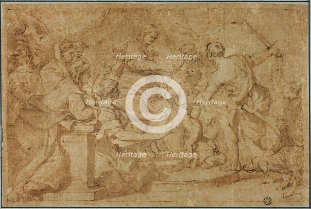 Judgment of Solomon, n.d. Creator: Pietro da Cortona.