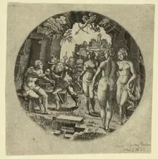 Judgment of Paris, 1544. Creator: Hans Brosamer