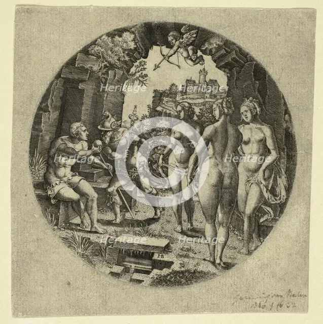 Judgment of Paris, 1544. Creator: Hans Brosamer.