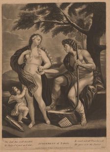 Judgment of Paris, 1770s/1780s. Creator: Unknown