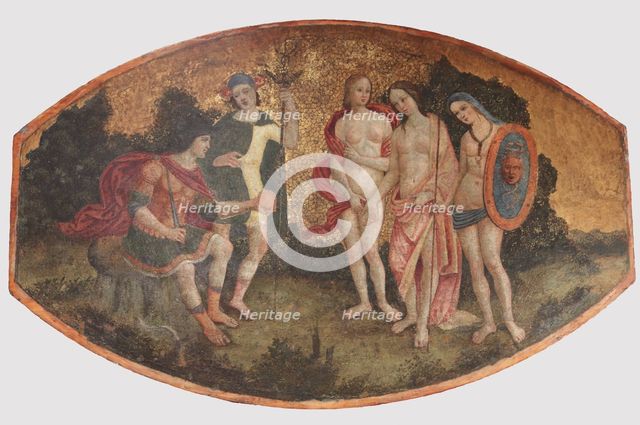 Judgment of Paris, ca. 1509. Creator: Bernardino Pinturicchio.
