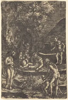 Judgment of Paris, c. 1515/1518. Creator: Albrecht Altdorfer