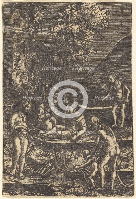 Judgment of Paris, c. 1515/1518. Creator: Albrecht Altdorfer.