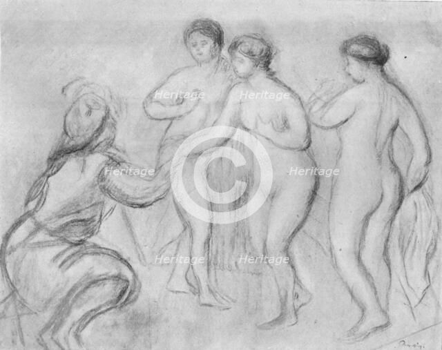 'Judgment of Paris' c1913. Artist: Edgar Degas.