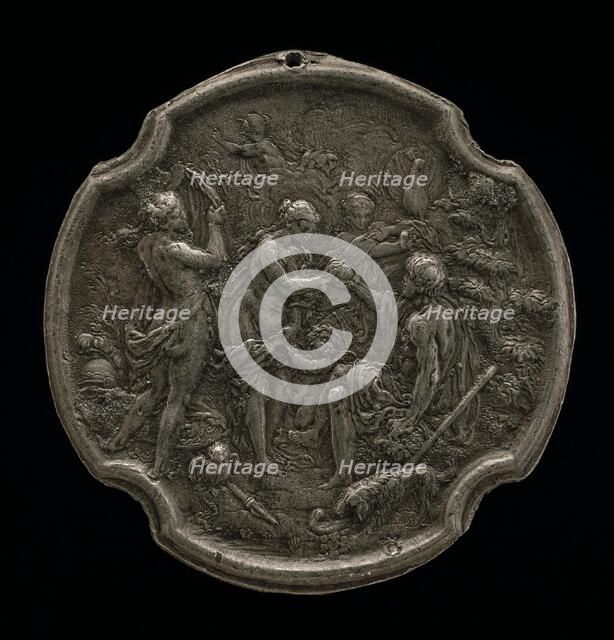 Judgment of Paris, mid 17th century. Creator: Unknown.