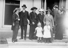Judge Ben B. Lindsey, Mrs. Lindsey..., 1914. Creator: Harris & Ewing