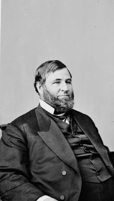 Judge David Davis, between 1855 and 1865. Creator: Unknown