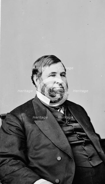 Judge David Davis, between 1855 and 1865. Creator: Unknown.