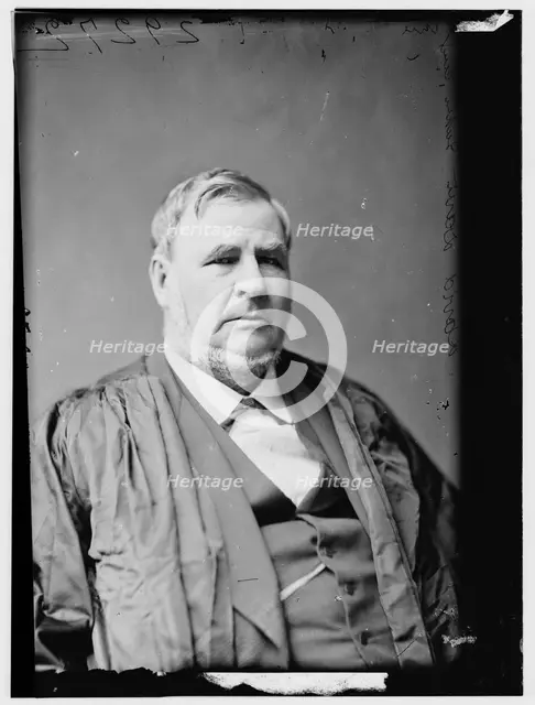 Judge David Davis, U.S. Supreme Court, between 1870 and 1880. Creator: Unknown.