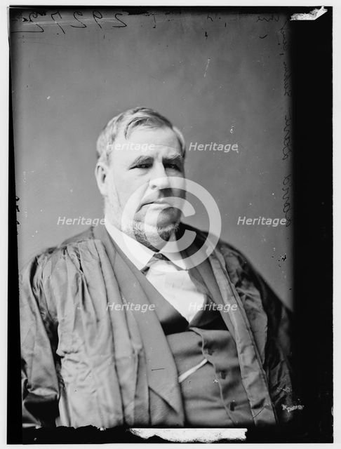 Judge David Davis, U.S. Supreme Court, between 1870 and 1880. Creator: Unknown.