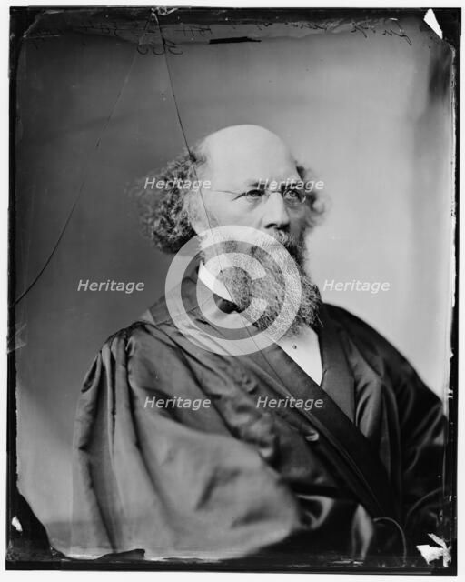 Judge Field, Stephen Johnson. Appointed to the Supreme Court by Lincoln in 1863; photo c. 1875. Creator: Unknown.