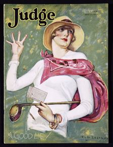 Judge magazine cover, May 1926. Creator: Unknown