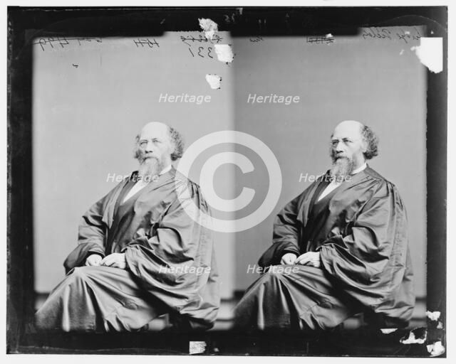 Judge Stephen Field, 1865-1880. Creator: Unknown.