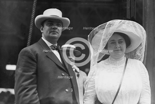 Judge Rosalsky and wife, 1912. Creator: Bain News Service.