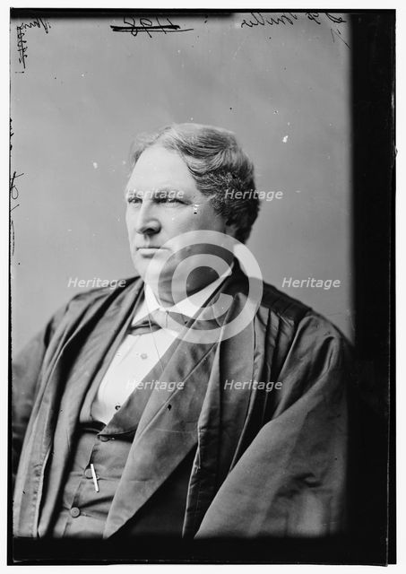 Judge S.F. Miller, (Supreme Court), between 1870 and 1880. Creator: Unknown.