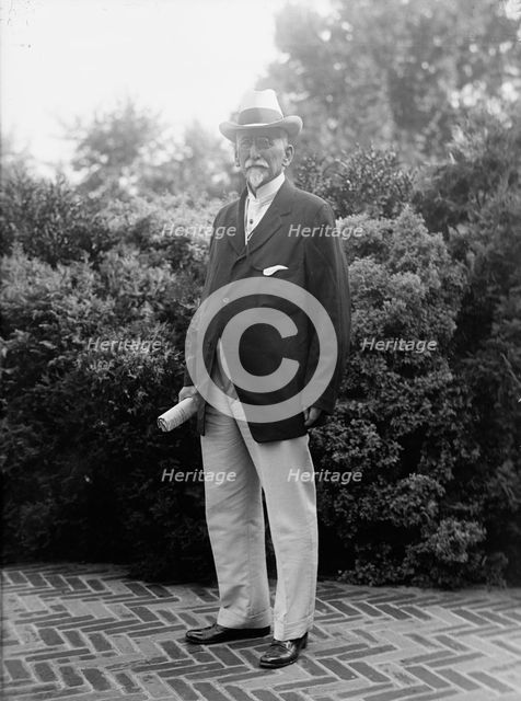 Judge William Lea Chambers, Chairman of The Board of Med, And Conc. - Snap, In August, 1916. Creator: Harris & Ewing.