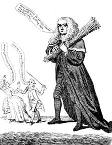 Judge Thumb or Sticks of a Lawful Size for Family Discipline 1782