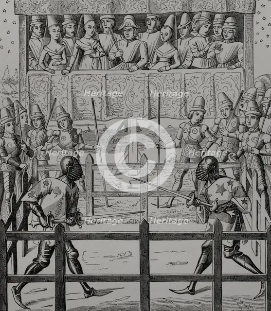 Judgement of God, Middle Ages, 15th century, (1877).  Creator: Unknown.