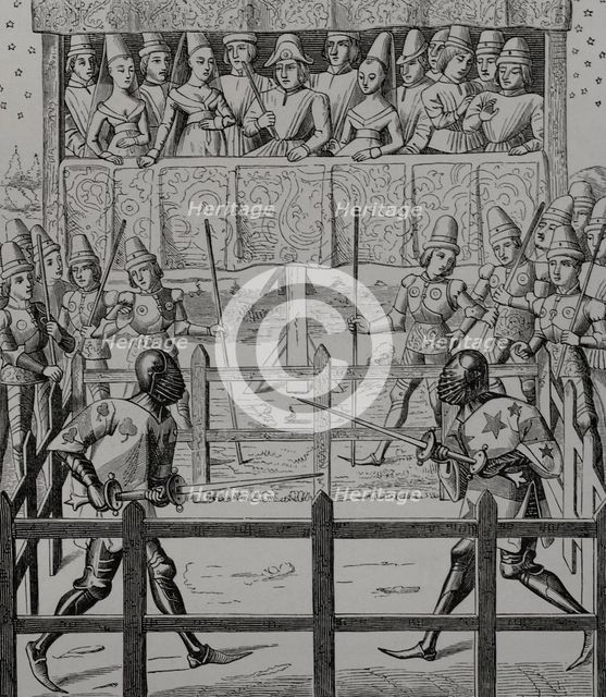 Judgement of God, Middle Ages, 15th century, (1877).  Creator: Unknown.