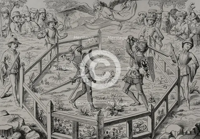 Judgement of God, Middle Ages, 15th century, (1877).  Creator: Unknown.
