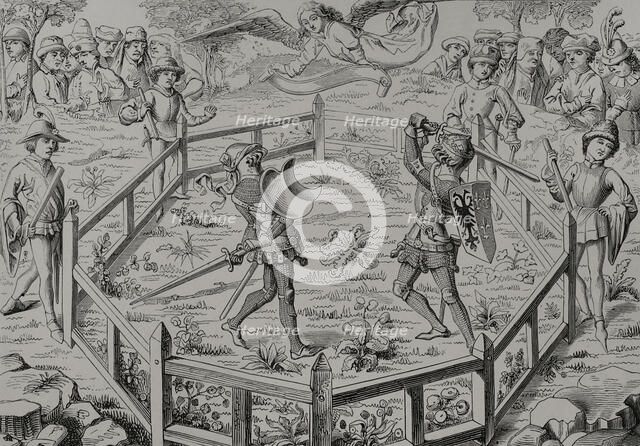 Judgement of God, Middle Ages, 15th century, (1877).  Creator: Unknown.