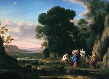 Judgement of Paris (1645-1646). Artist: Claude Lorrain