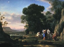 Judgement of Paris (1645-1646). Artist: Claude Lorrain