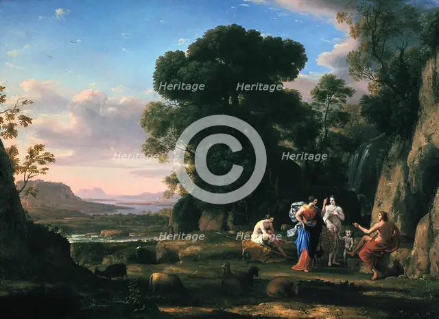'Judgement of Paris' (1645-1646). Artist: Claude Lorrain