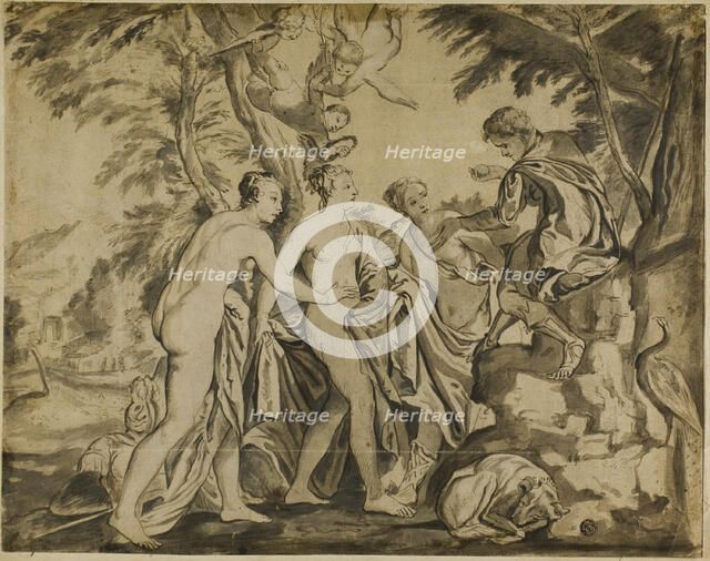 Judgement of Paris, 17th century. Creator: Unknown.