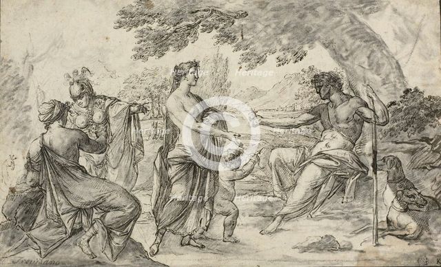 Judgement of Paris, n.d. Creator: Francesco Trevisani.