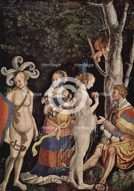 Judgement of Paris by Niklaus Manuel, 1517. Creator: Nicolas Manuel Deutsch.