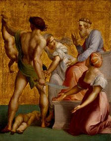 Judgement of Solomon, late 18th century. Creator: Giuseppe Cades
