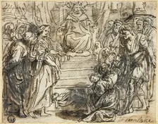Judgement of Solomon, n.d. Creator: Abraham Jansz van Diepenbeeck