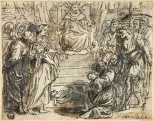 Judgement of Solomon, n.d. Creator: Abraham Jansz van Diepenbeeck