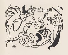 Judgement Day (Jüngster Tag). From Klänge (Sounds) , 1913. Creator: Kandinsky, Wassily Vasilyevich (1866-1944)