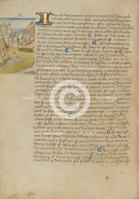 Judea; Livre des merveilles du monde (Book of the Marvels of the World), about 1460-1465. Creator: Master of the Geneva Boccaccio.