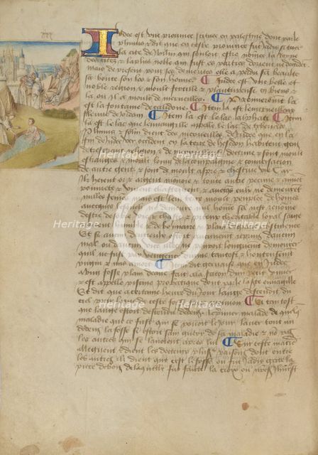 Judea; Livre des merveilles du monde (Book of the Marvels of the World), about 1460-1465. Creator: Master of the Geneva Boccaccio.