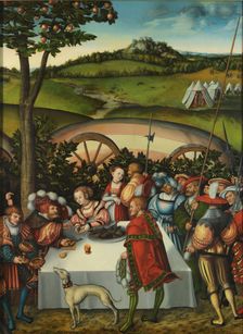Judith at the banquet of Holofernes, 1531