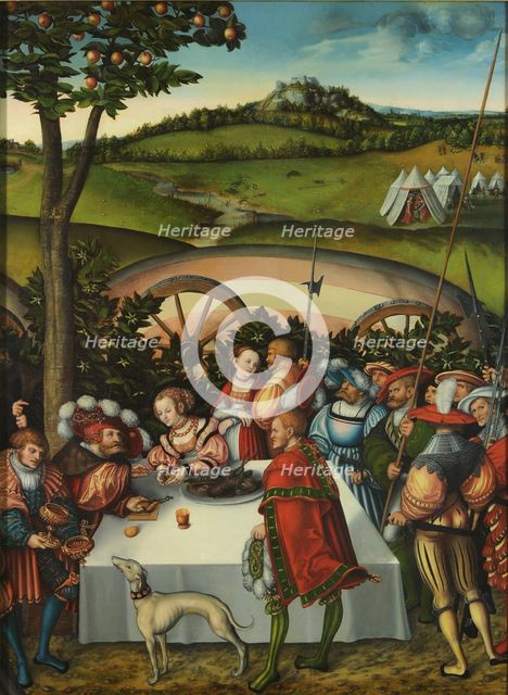 Judith at the banquet of Holofernes, 1531.