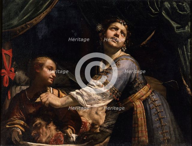 Judith and Her Maidservant with the Head of Holofernes, 1645. Creator: Canlassi (Called Cagnacci), Guido (Guidobaldo) (1601-1663).