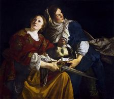 Judith and Her Maidservant with the Head of Holofernes, c. 1610. Creator: Gentileschi, Orazio (1563-1638)