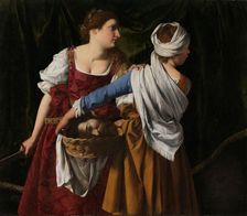 Judith and her Maidservant with the Head of Holofernes, c1608-1612. Creators: Orazio Gentileschi, Artemisia Gentileschi