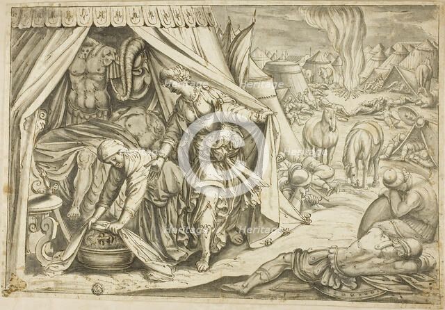 Judith and Holofernes, n.d. Creator: Joannes Stradanus.