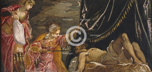 Judith and Holofernes. Artist: Tintoretto, Jacopo (1518-1594)
